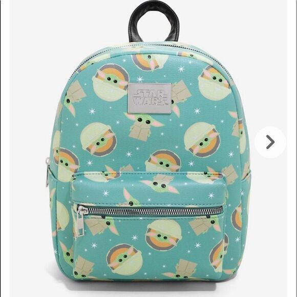 Star Wars The Mandalorian Chibi Child Mini Backpack NWT - Picture 1 of 4